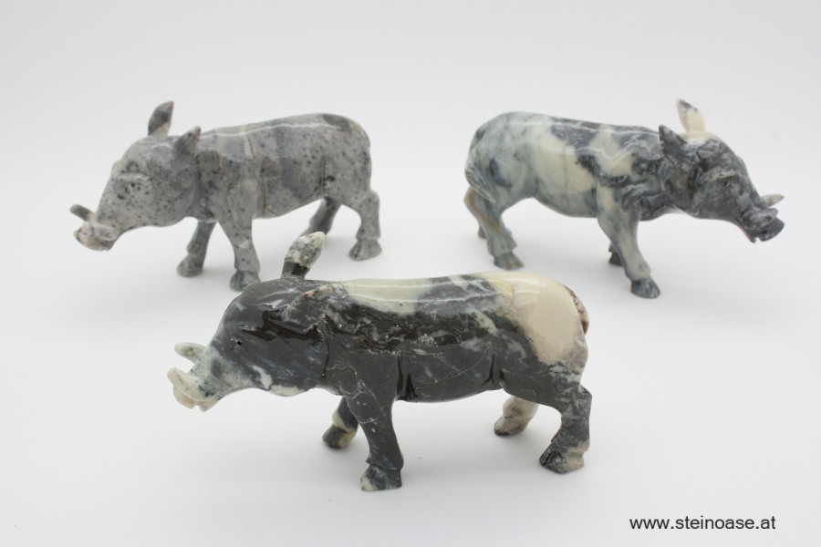 Wildschwein Speckstein Gr.L